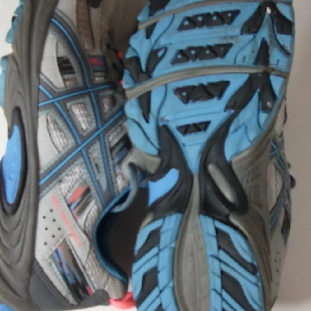 Asics Gel Venture 5 Women’s Size 10 t5n8n Grey~Blue~Orange